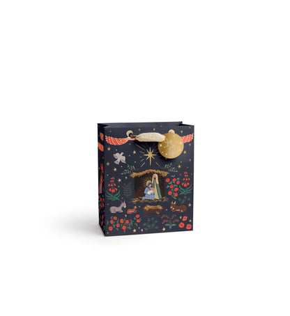 Bolsa de papel navideña Natividad - Rifle Paper Co