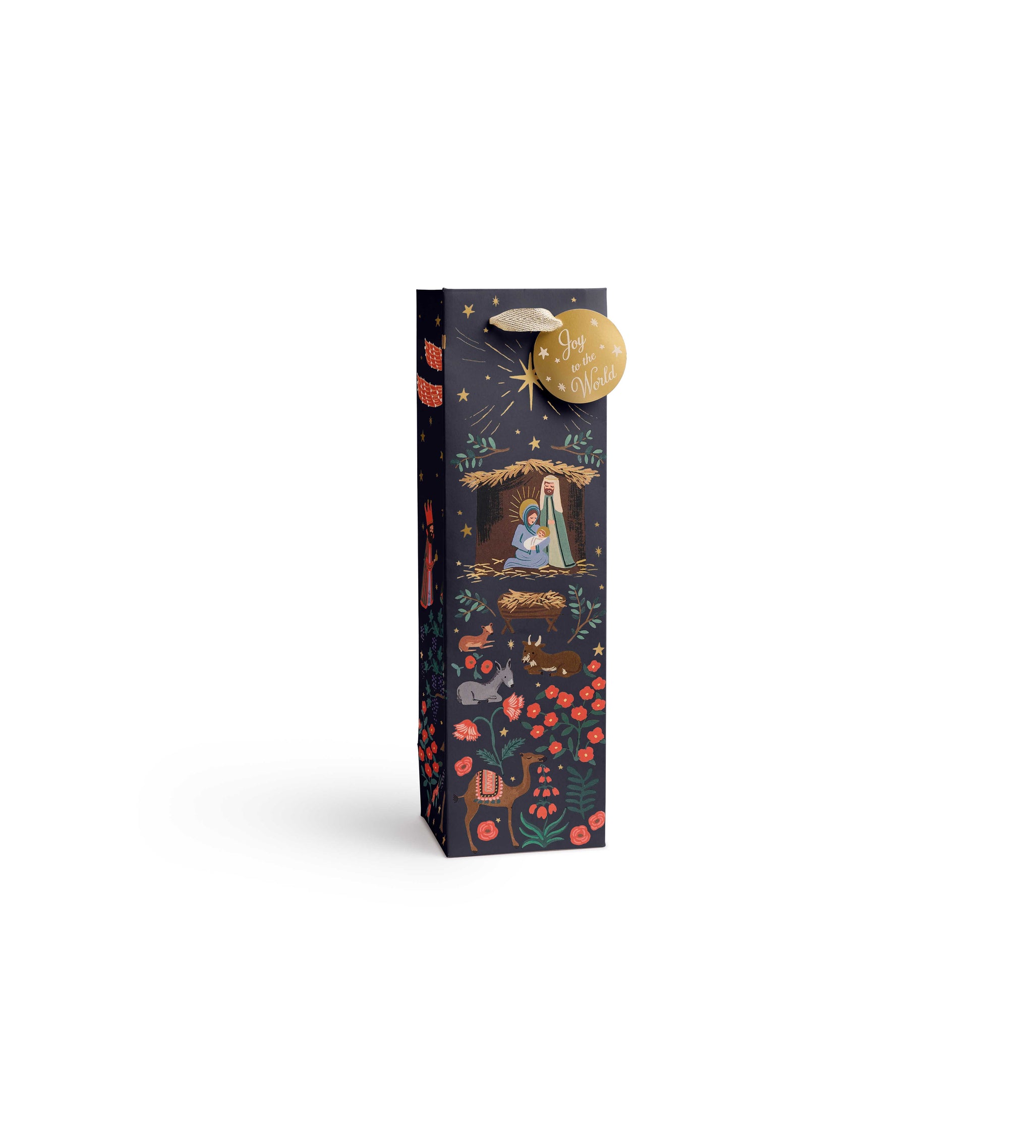 Bolsa de papel navideña Natividad - Rifle Paper Co