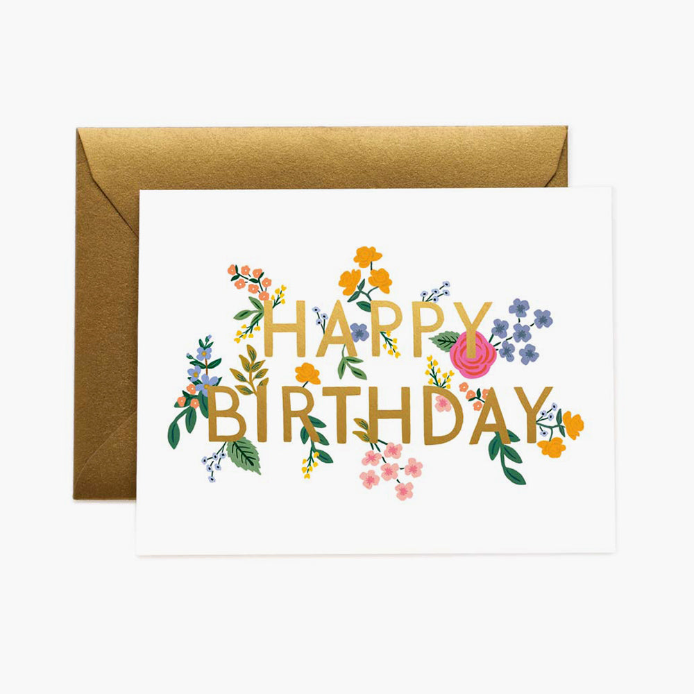 Postal Aniversaris Wildwood Birthday Card - Rifle Paper