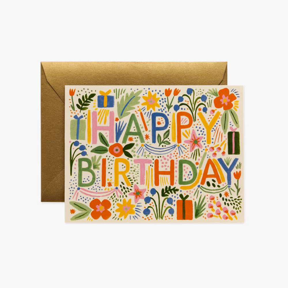 Postal Aniversaris Festa Birthday Card - Rifle Paper