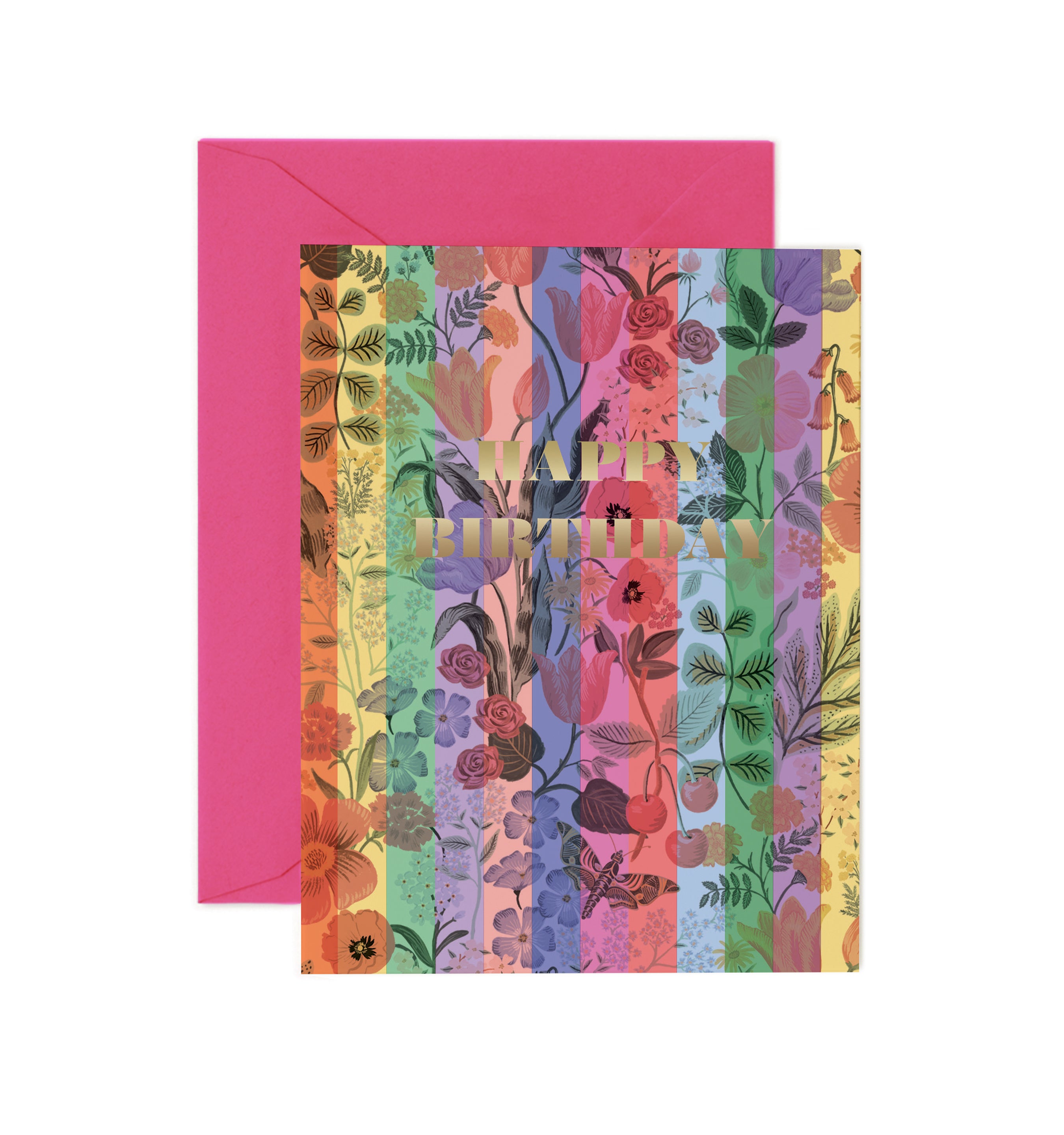 Tarjeta felicitación cumpleaños Kaleidoscope - Rifle Paper