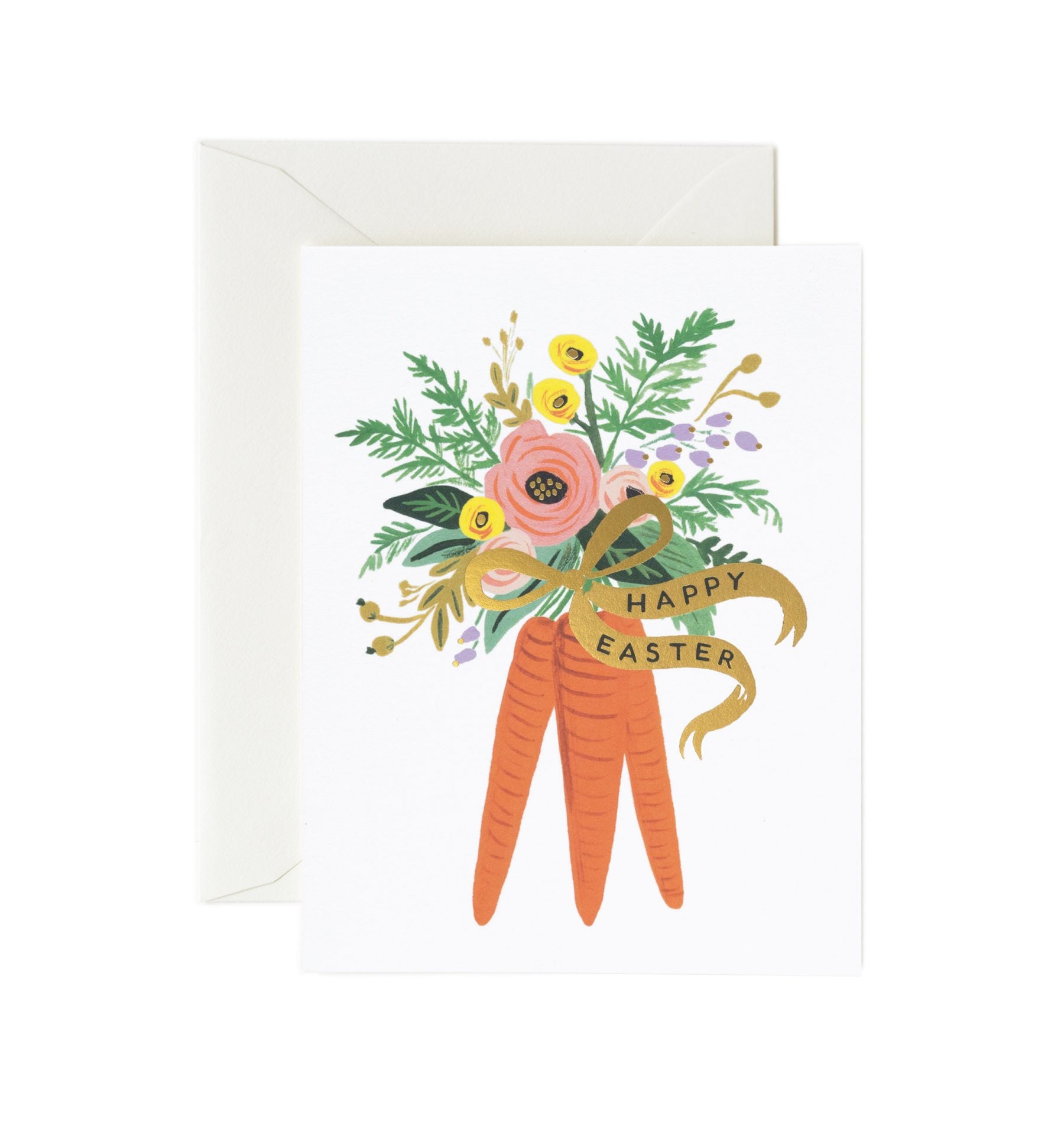 Targeta postal Pasqua - Carrot Bouquet - Rifle Paper Co