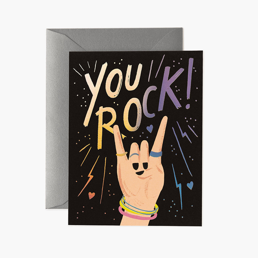 Postcard Friendship You Rock Card - Rifle Paper