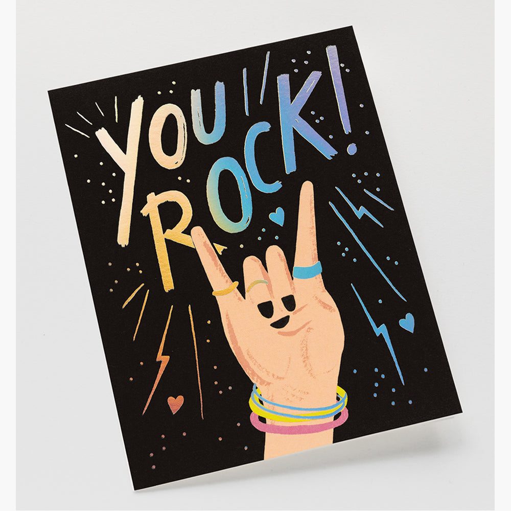 Postcard Friendship You Rock Card - Rifle Paper
