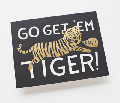 Encouragement Postcard - Go Get 'Em Tiger - Rifle Paper Co