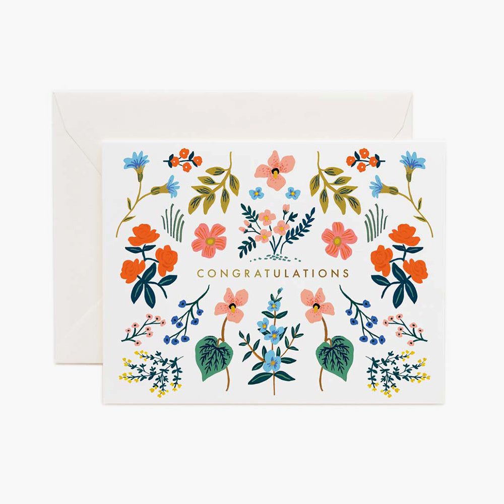 Wildwood Congrats Postcard - Rifle Paper