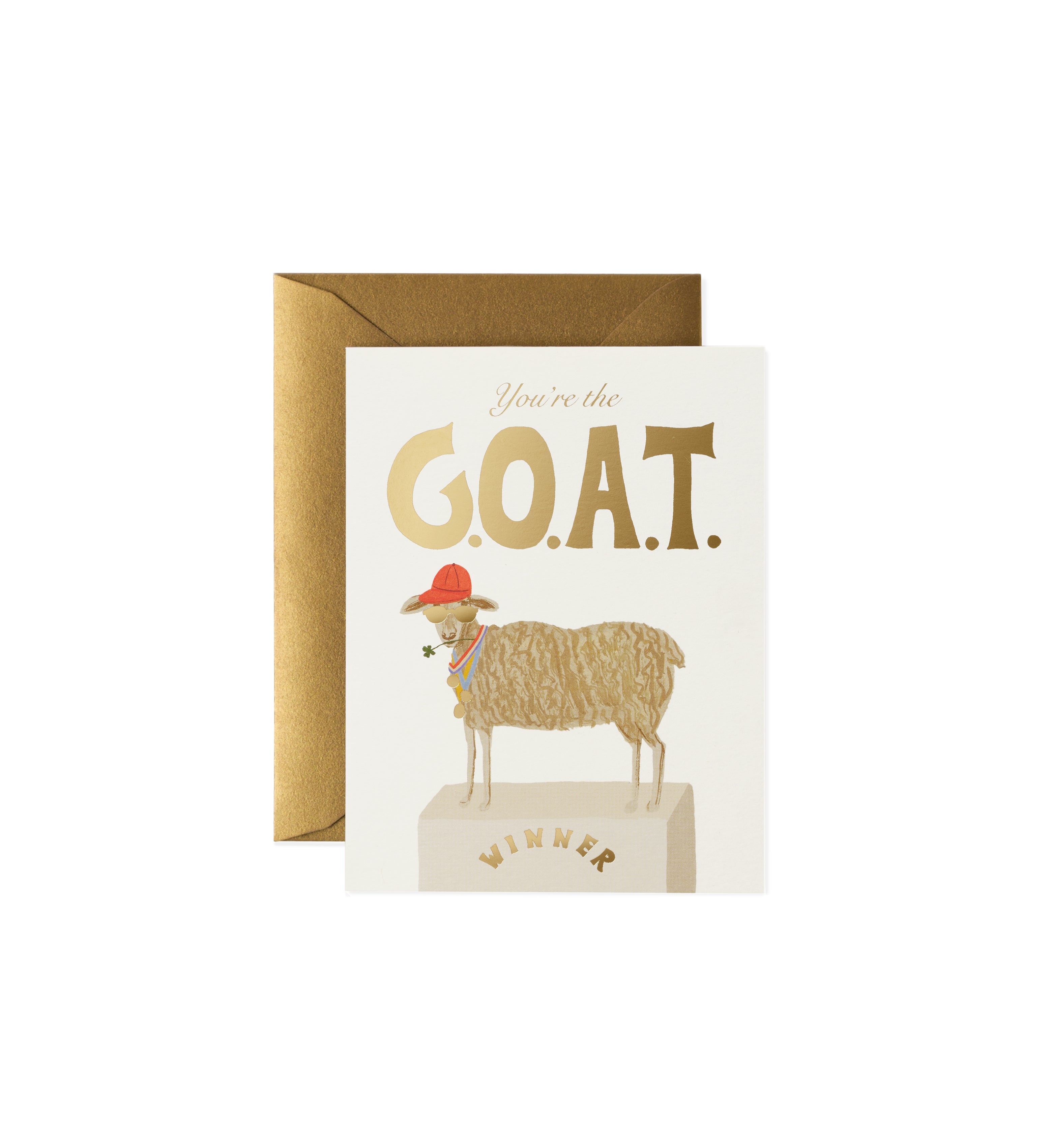 Tarjeta Postal Aliento - GOAT - Rifle Paper Co