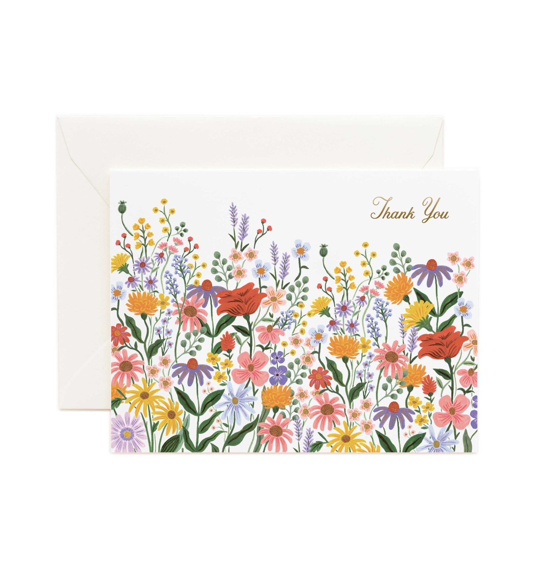 Prairie Garden Thank You Postcard - Rifle Paper co