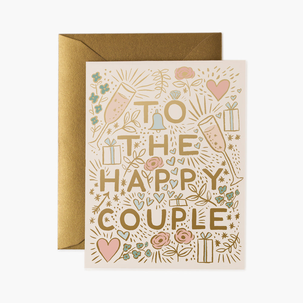 Targeta Postal To the Happy Couple Card - Rifle Paper