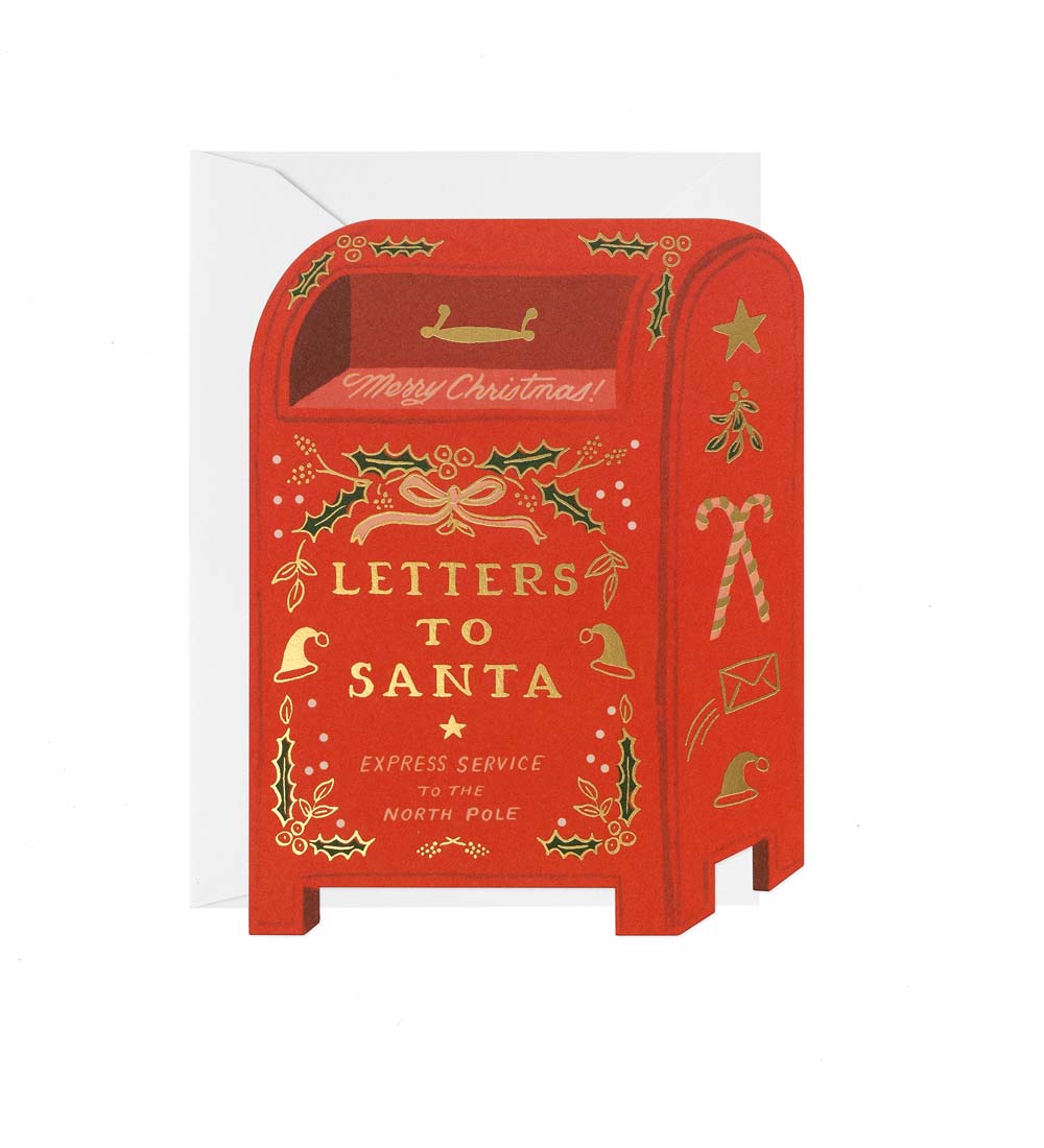 Postal Letters to Santa card