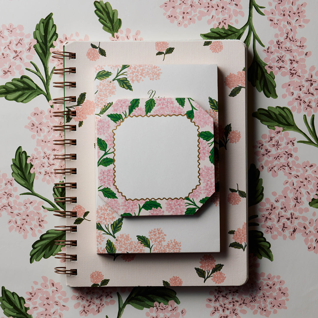 Libreta Spiral Pink Hydrangea - Rifle Paper Co