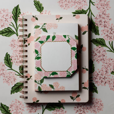 Libreta Spiral Pink Hydrangea - Rifle Paper Co