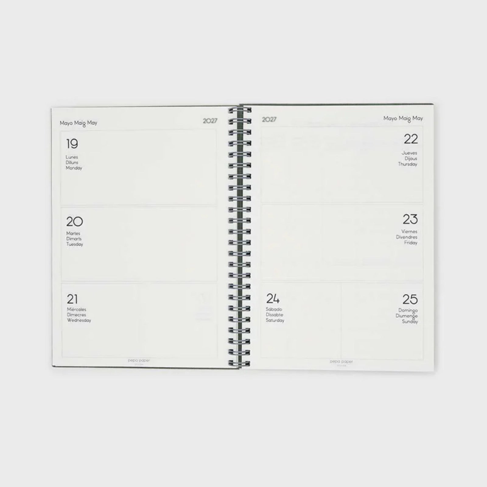 Agenda académica A5 2026-27 16 meses