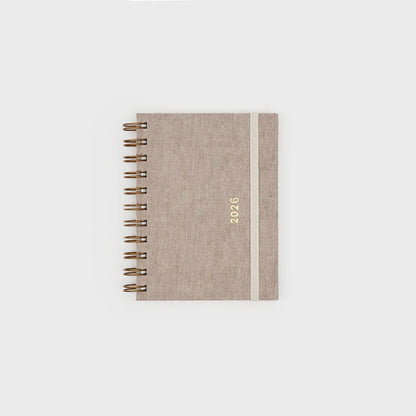 Agenda 2026 A6 Día Vista (12 meses)