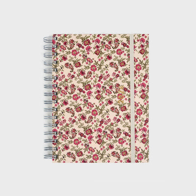 2026 A5 Daily Planner (12 months) - Floral Roses