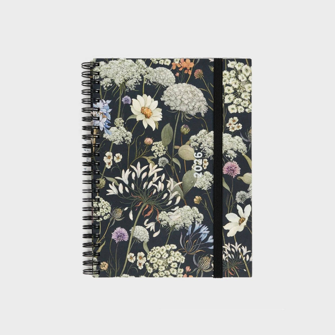 Agenda 2026 A5 Día Vista (12 meses) - Wild Flowers