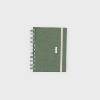 Agenda 2026 A6 Día Vista (12 meses)