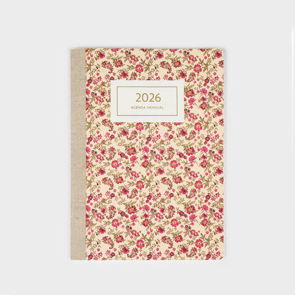 Agenda Mensual 2026 Castellano - 12 meses