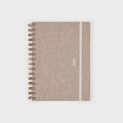 Agenda 2026 A5 Semana Vista (12 meses)