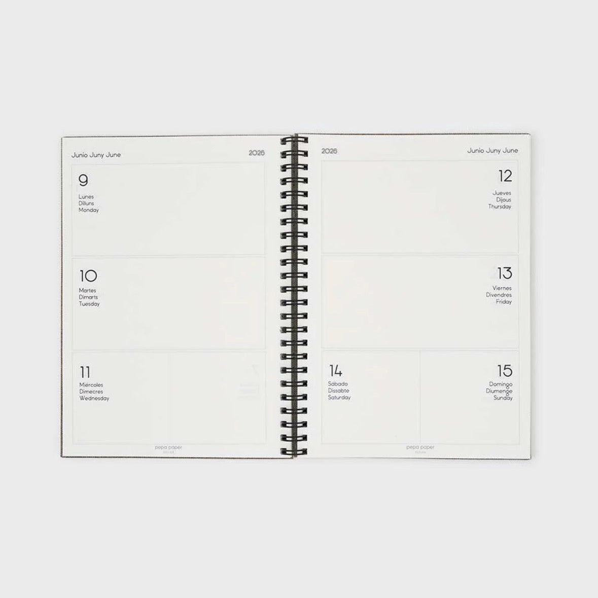 2026 A5 Week-View Diary (12 months)