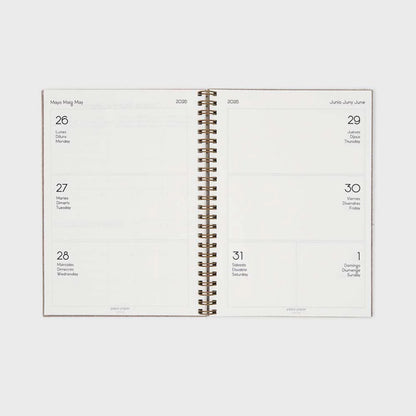 Agenda 2026 A5 Semana Vista (12 meses)