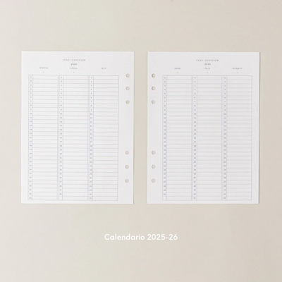 Agenda Personalizada 2026-2027