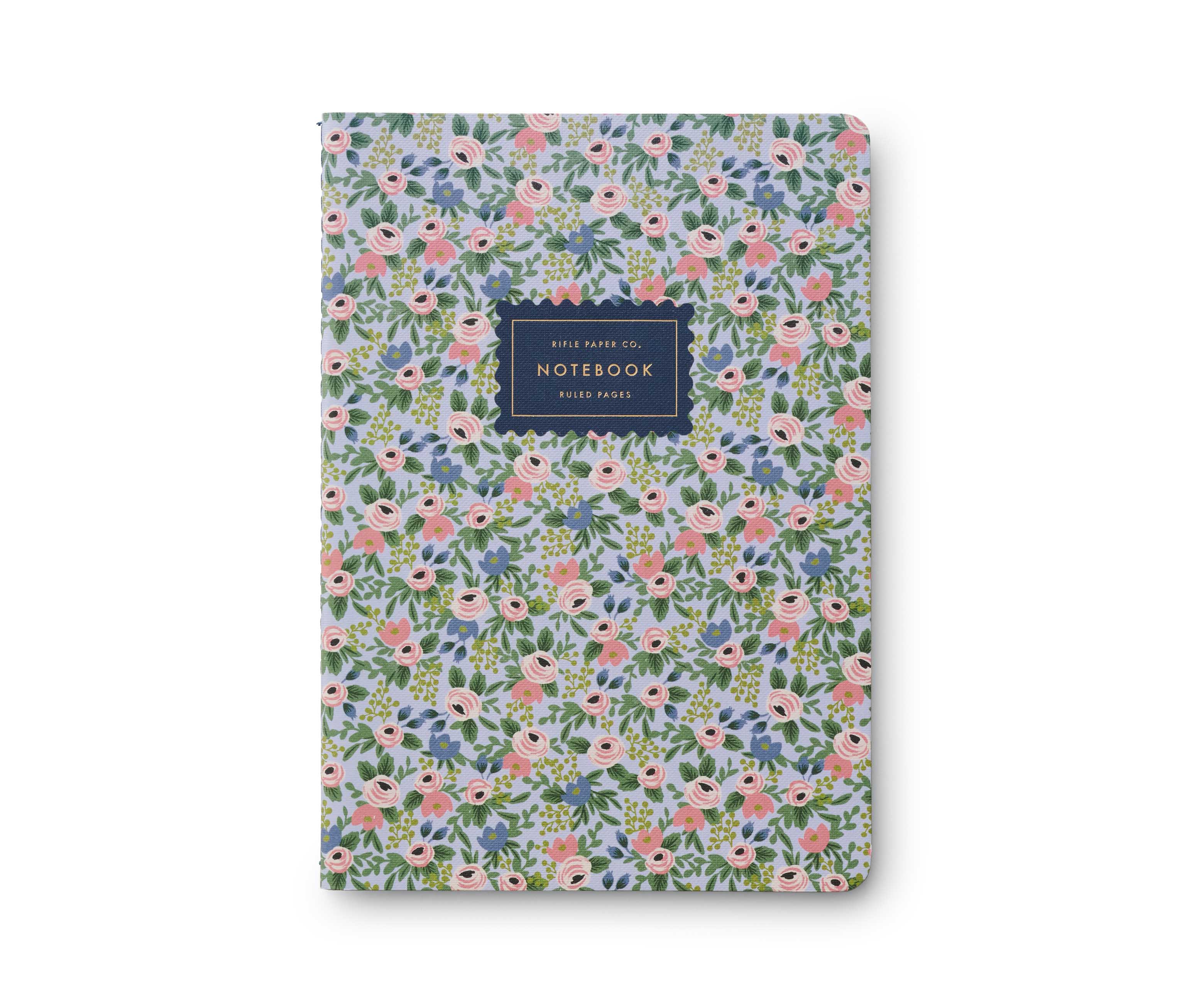 Pack 3 libretas cosidas Rosa - Rifle Paper co.