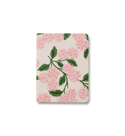 Set de 8 libretas de bolsillo Pink Hydrangea - Rifle Paper