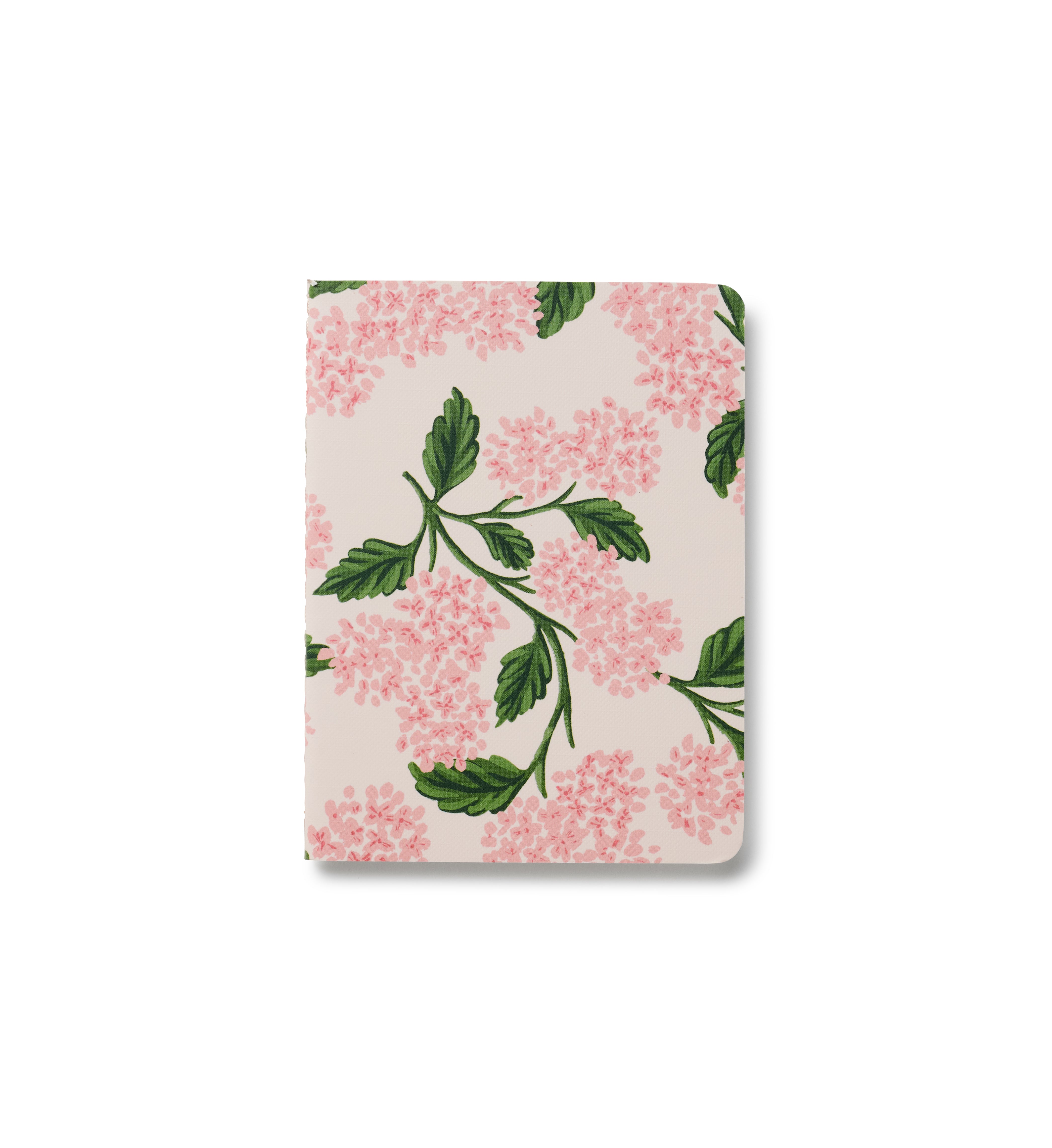 Set de 8 libretas de bolsillo Pink Hydrangea - Rifle Paper