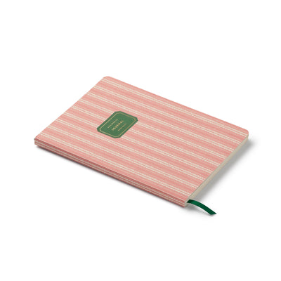 Diario tapa blanda Pinking Stripe - Rifle Paper Co
