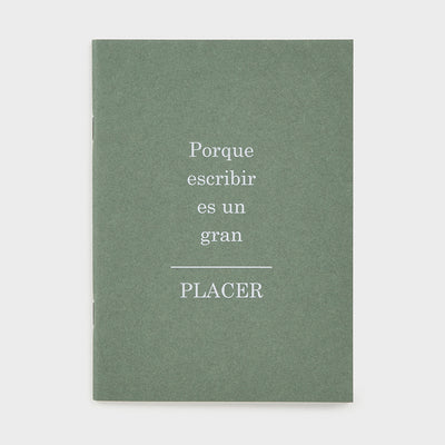 A5 notebook "Because of writing"