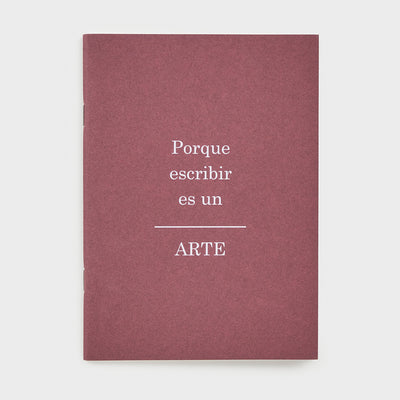 A5 notebook "Because of writing"