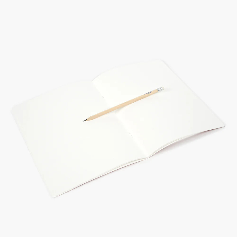 Libreta grapada 16hojas A4 Pressed Flowers Dark