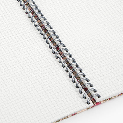 Libreta Wyro A5 Tapa Blanda Hojas Cuadrícula - Floral Roses