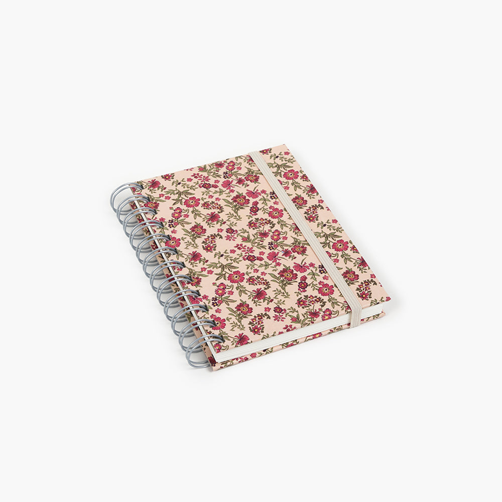Libreta Wyro A6 Tapa Dura Hojas Lisas  Floral Roses
