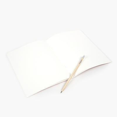 A4 Stapled Notebook 36 sheets - Spring Flowers