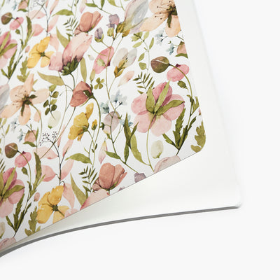 A4 Stapled Notebook 36 sheets - Spring Flowers