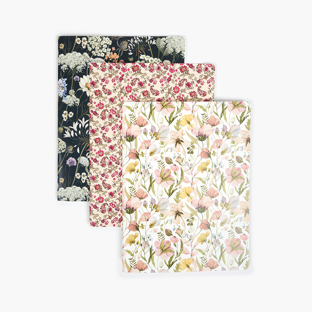 Libreta Grapada A5 36 hojas - Wild Flowers