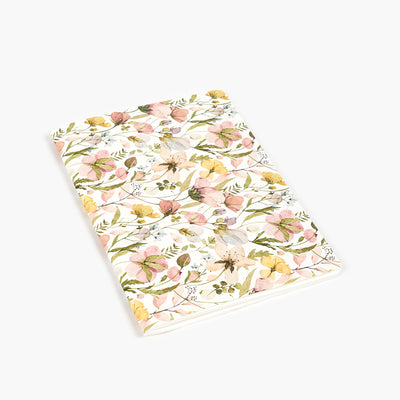 A5 Stapled Notebook 36 sheets - Spring Flowers