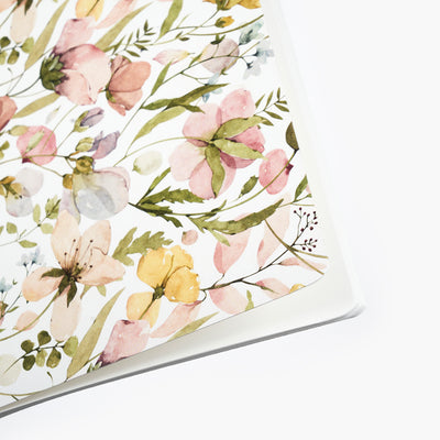 A5 Stapled Notebook 36 sheets - Spring Flowers