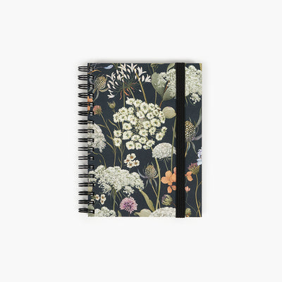 Wyro A6 Soft Cover Notebook with Grid Sheets - Wild Flowers
