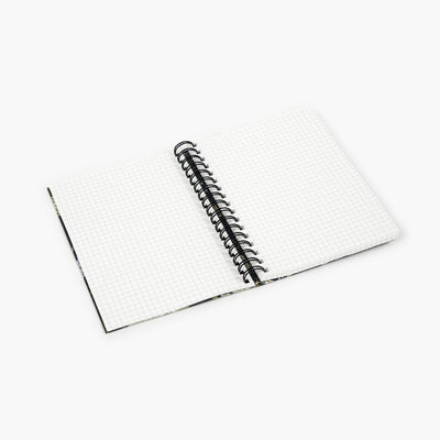 Wyro A6 Soft Cover Notebook with Grid Sheets - Wild Flowers
