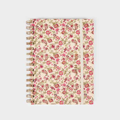 Agenda académica A5 2025-26 - Floral Roses