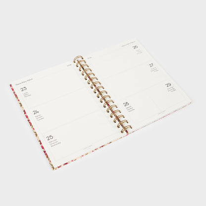 Agenda académica A5 2025-26 - Floral Roses