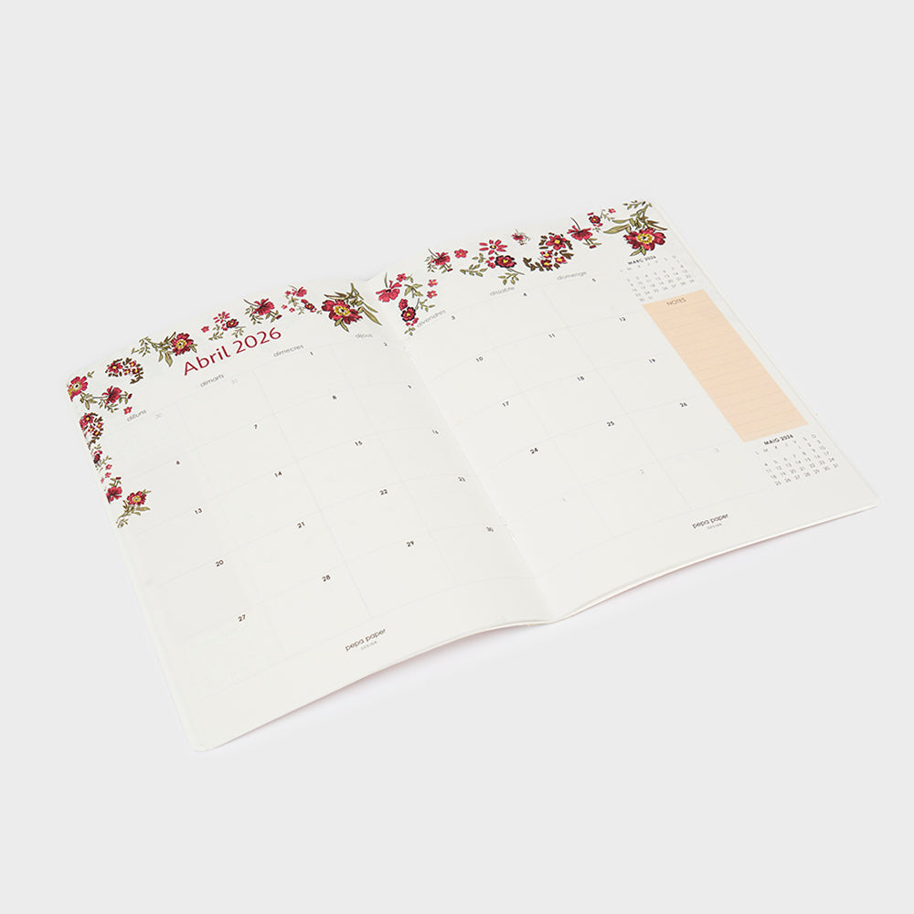 Agenda Mensual 2025-26 Català - 16 mesos