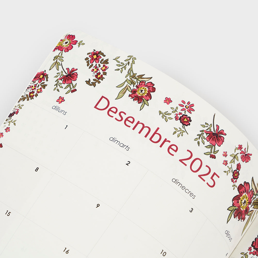 Agenda Mensual 2025-26 Català - 16 mesos