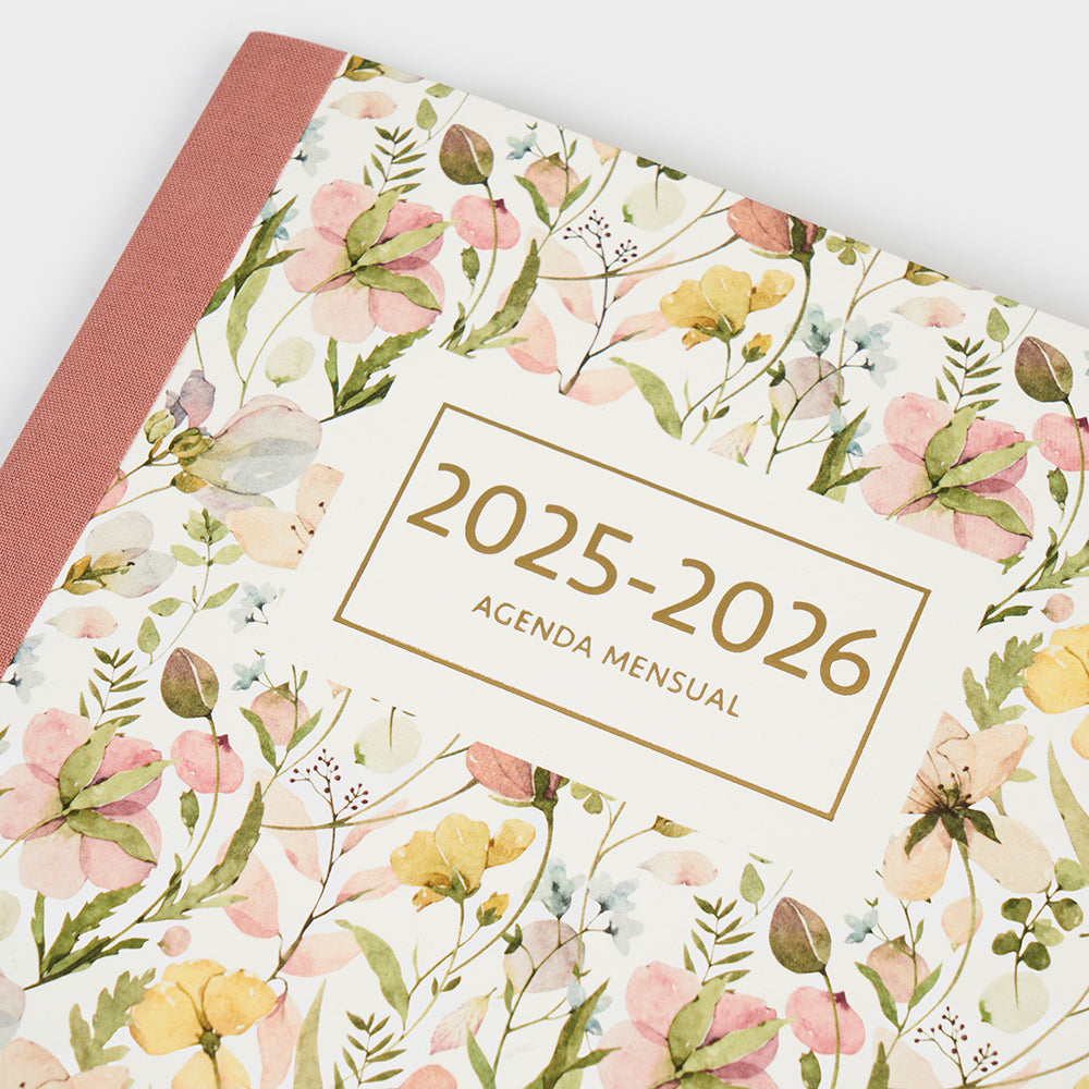 Agenda Mensual 2025-26 Castellano - 16 meses