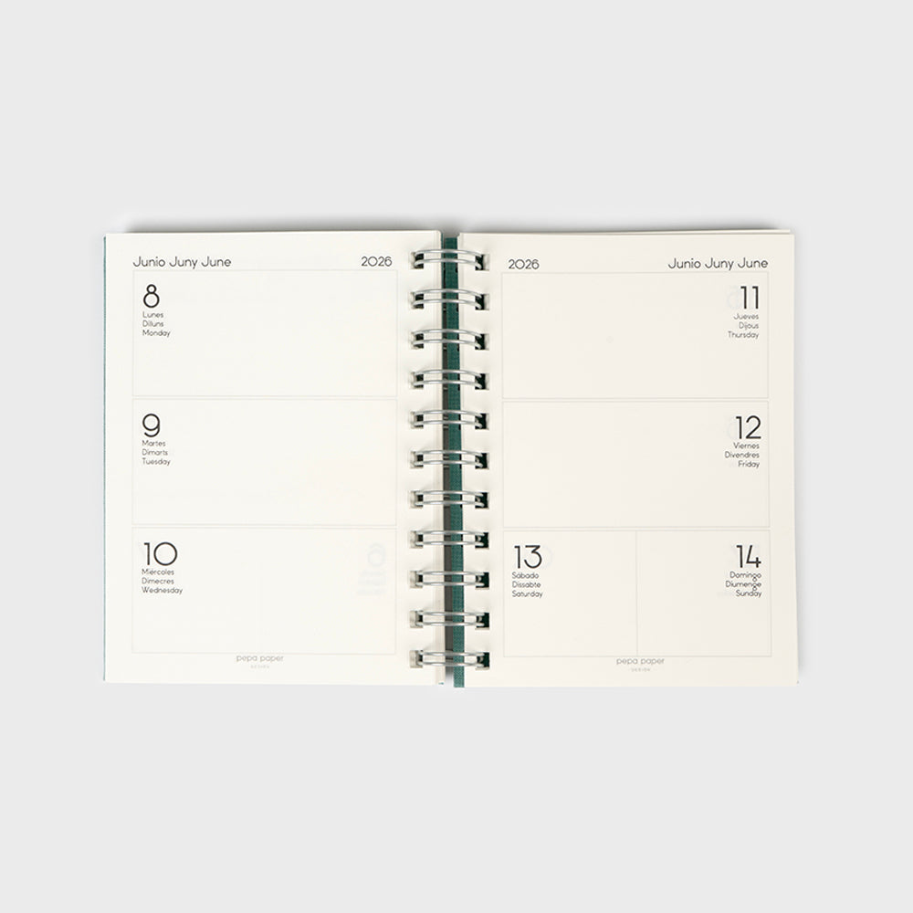 A5 academic diary 2025-2026 16 months