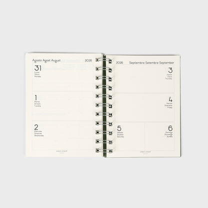 A5 academic diary 2025-2026 16 months