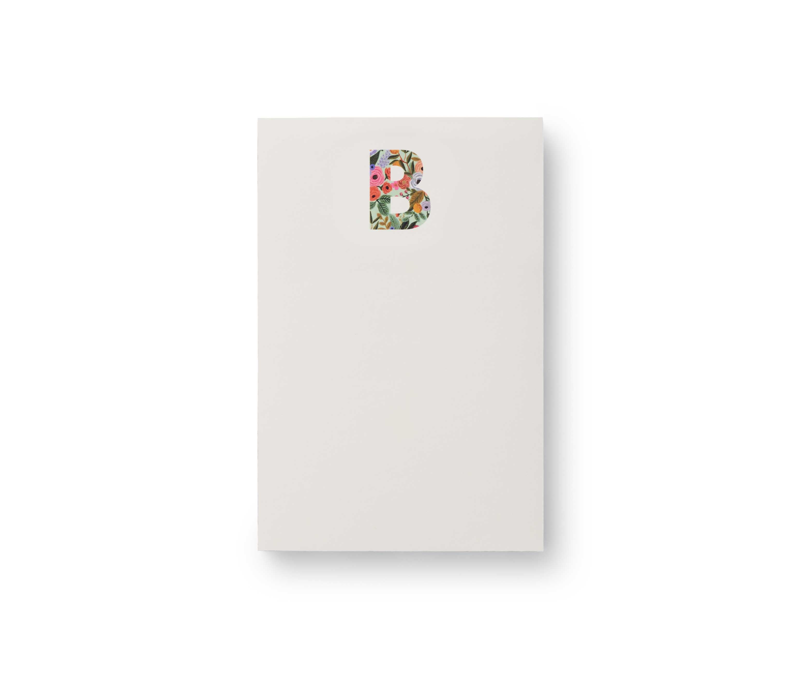 Blocs de Notas con Iniciales A - Z - Rifle Paper Co